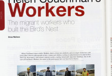 That's Beijing magazine: Helen Couchman's Workers, the migrant workers who built the Birds Nest