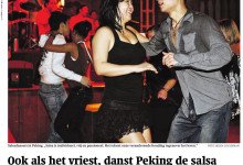 Trouw newspaper: Salsa in Beijing