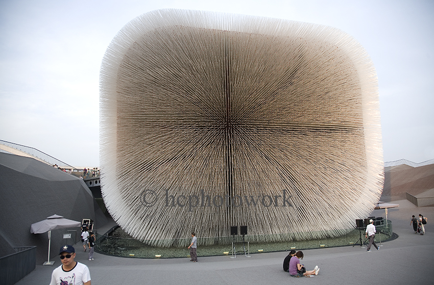 Heatherwick, pavilion, Shanghai, China, Expo, UK, © hcphotowork