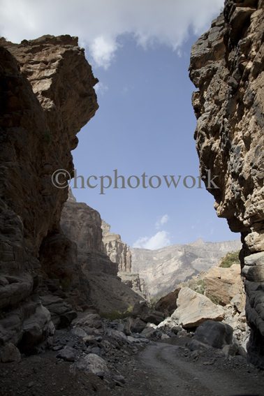 Wadi Ghul, Outward Bound Oman. © 2012 Helen Couchman