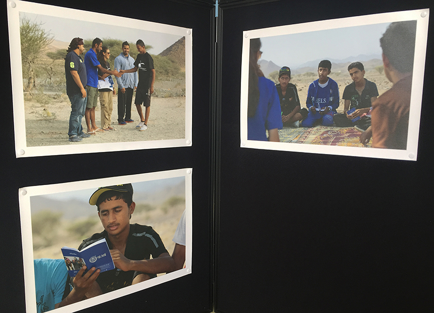 Outward Bound Oman – mobile exhibition for the Omani Ministry of Education ©hcphotowork