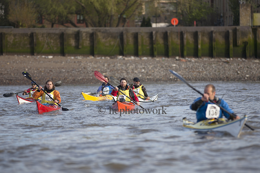 London kayakathon April 2015 copyright hcphotowork