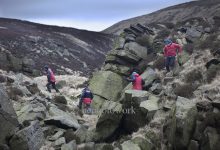 Mountain rescue training